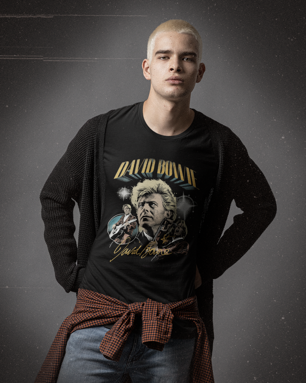 Camiseta David Bowie Rock Chameleon