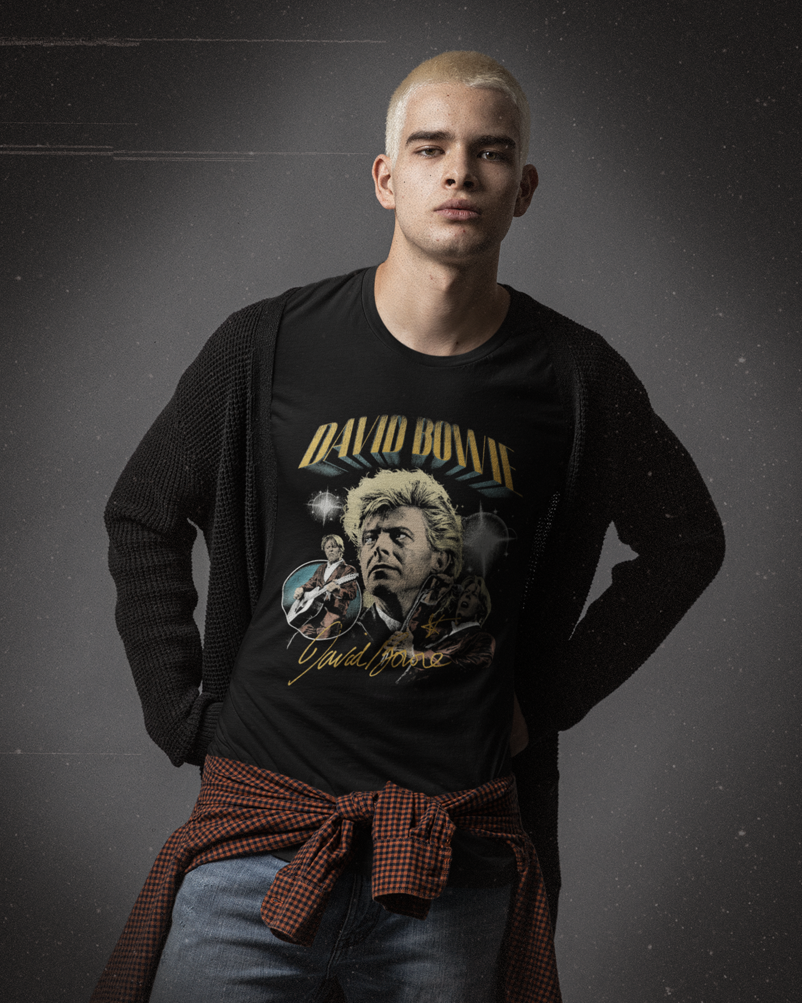 Camiseta David Bowie Rock Chameleon