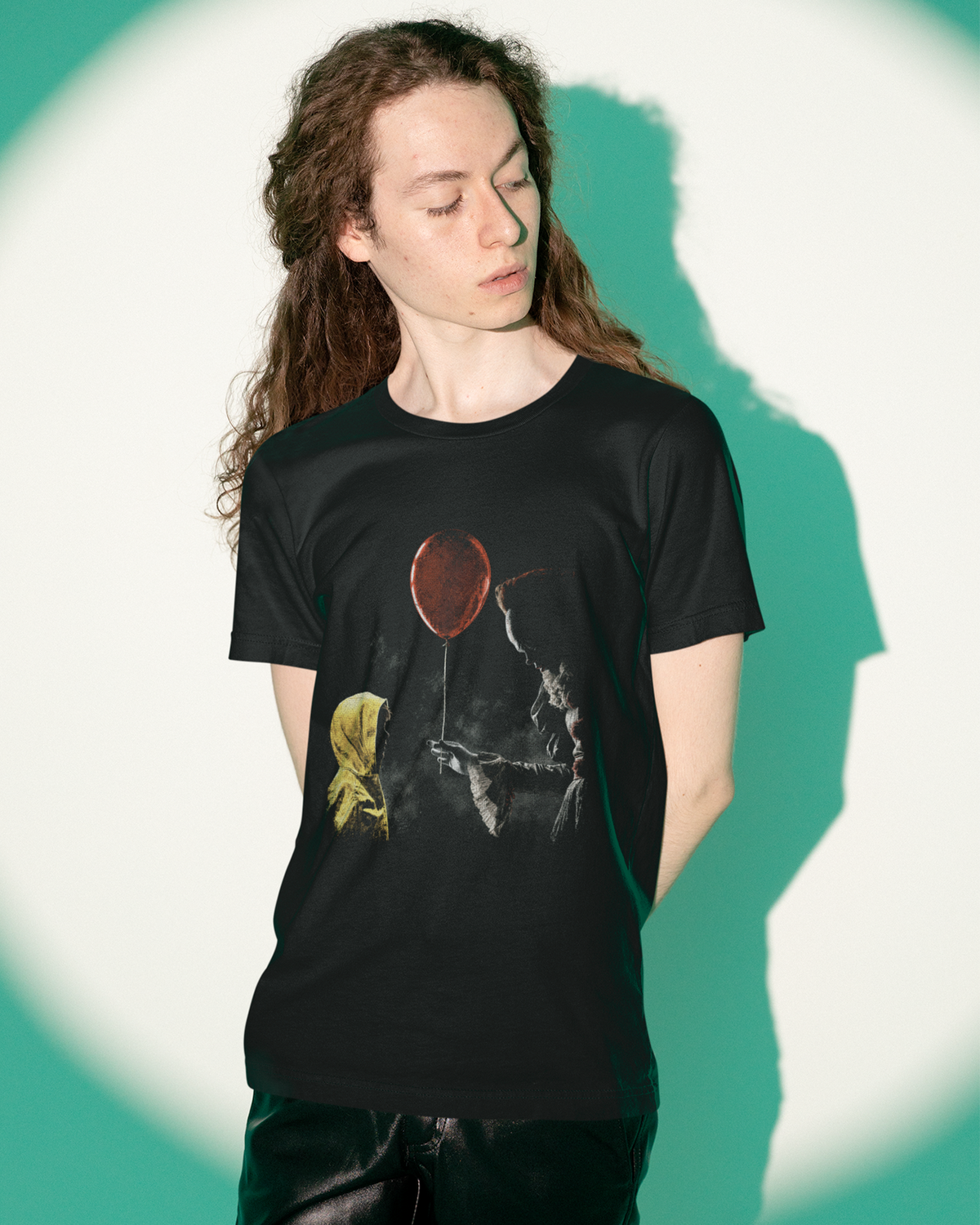 Camiseta Preta It Pennywise & Georgie