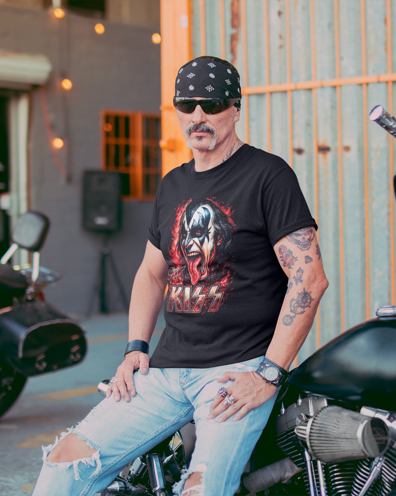 Camiseta Kiss Gene Simmons Hard Rock