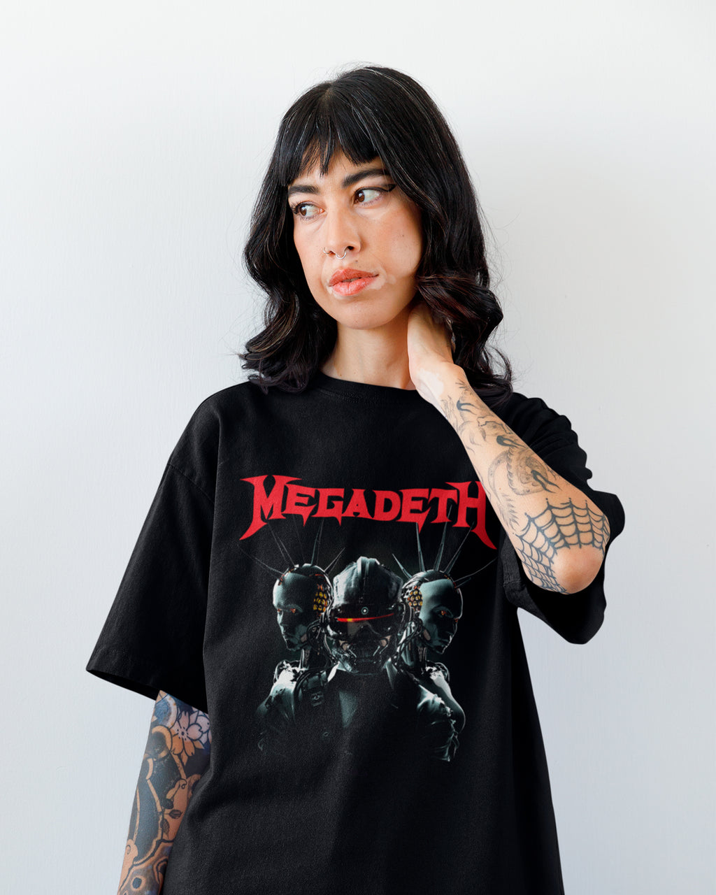 Camiseta Megadeth Androide Thrash Metal