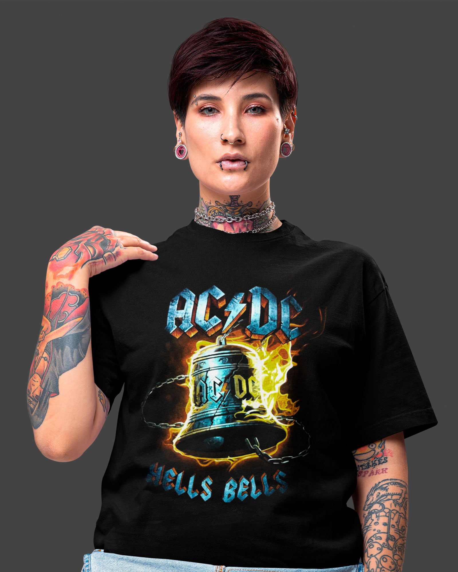 Camiseta Clássica AC/DC Hells Bells