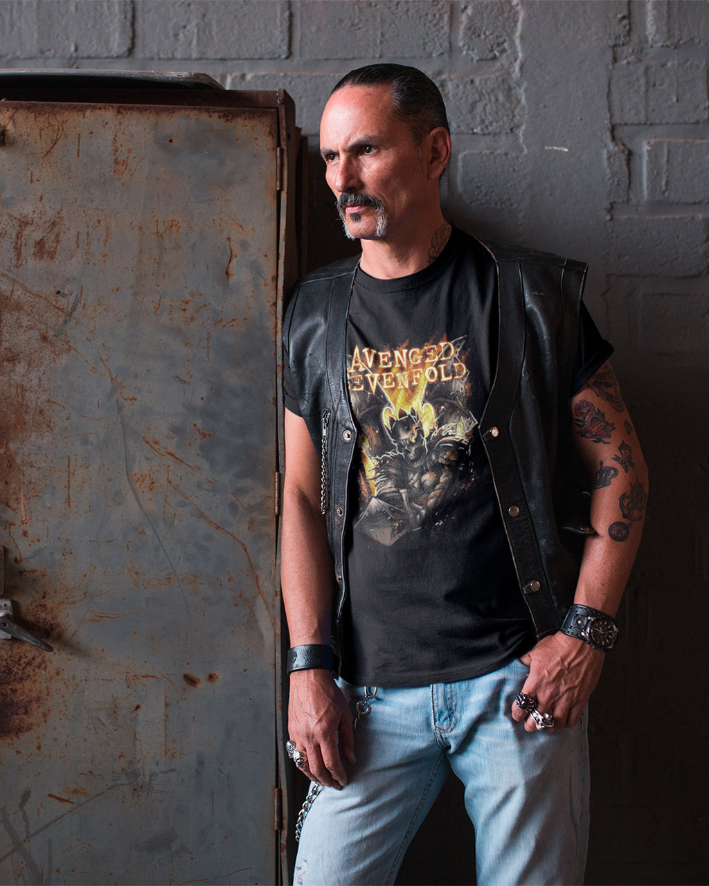 Camiseta Preta Avenged Sevenfold Gladiator