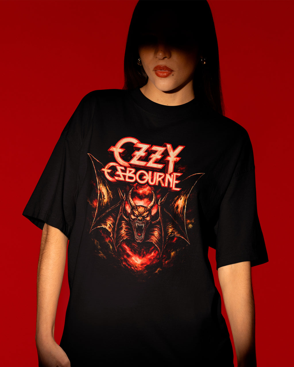 Camiseta Alternativa Ozzy Osbourne Morcego