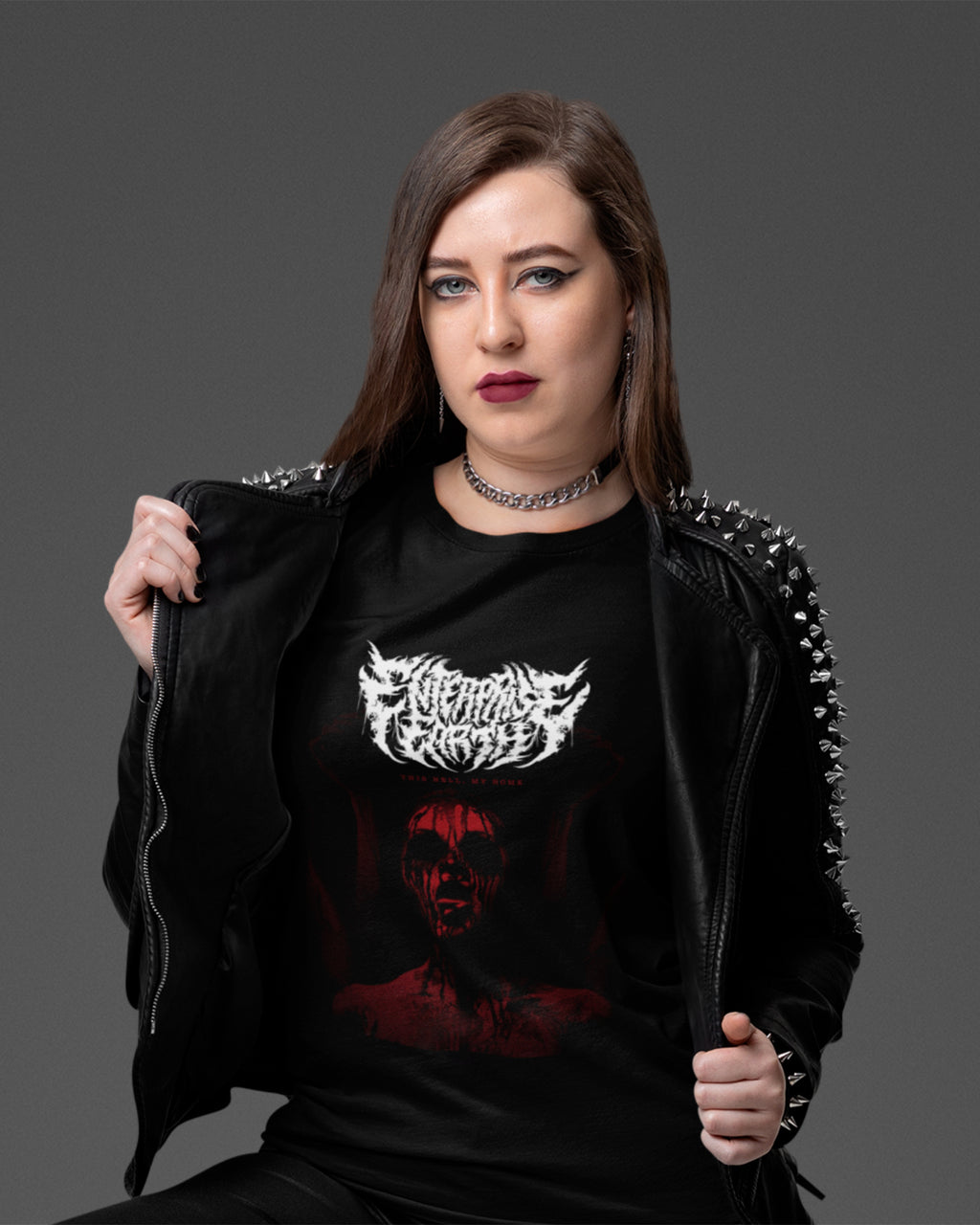 Camiseta Enterprise Earth This Hell My Home Deathcore