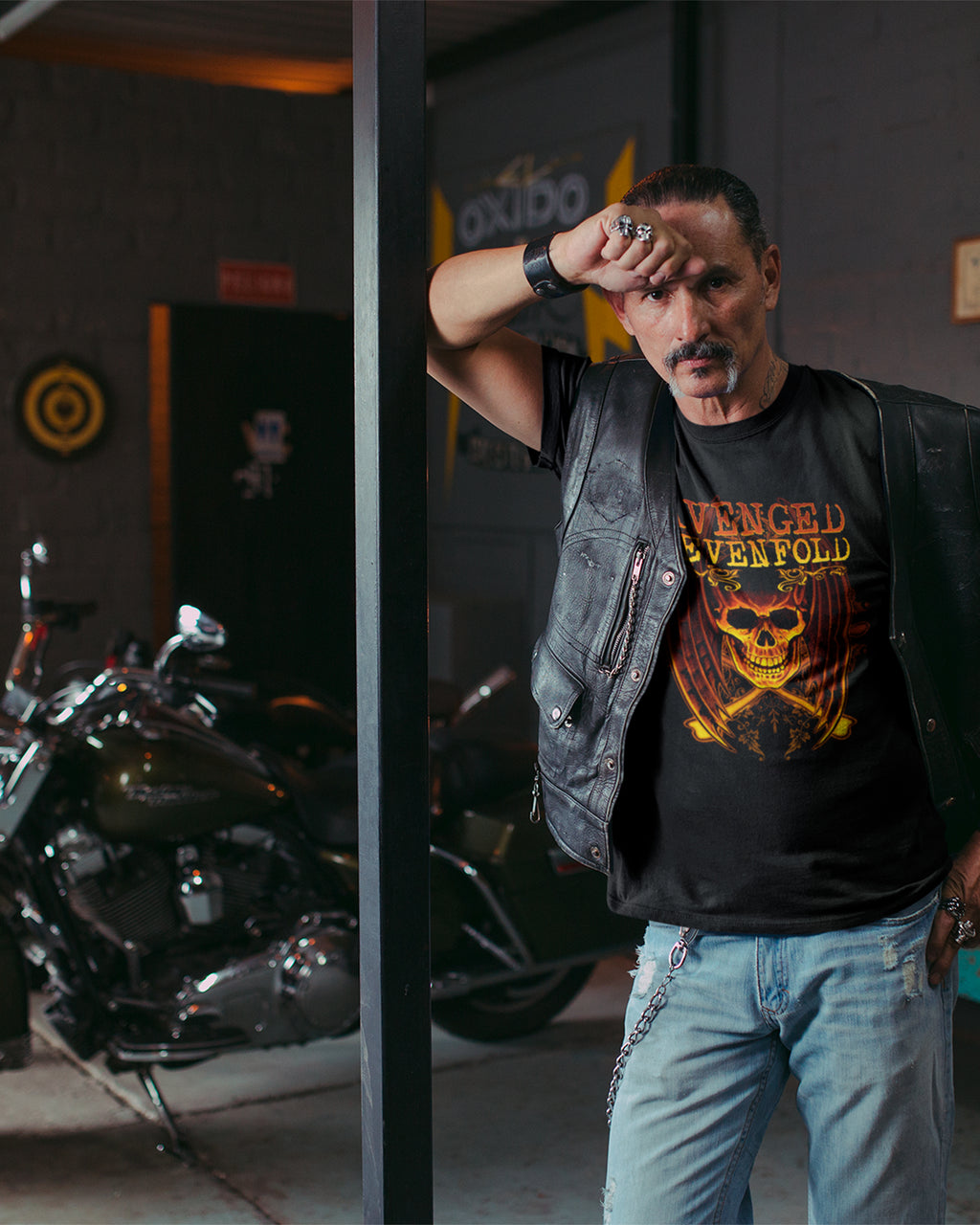 Camiseta Alternativa Avenged Sevenfold Skull Fly