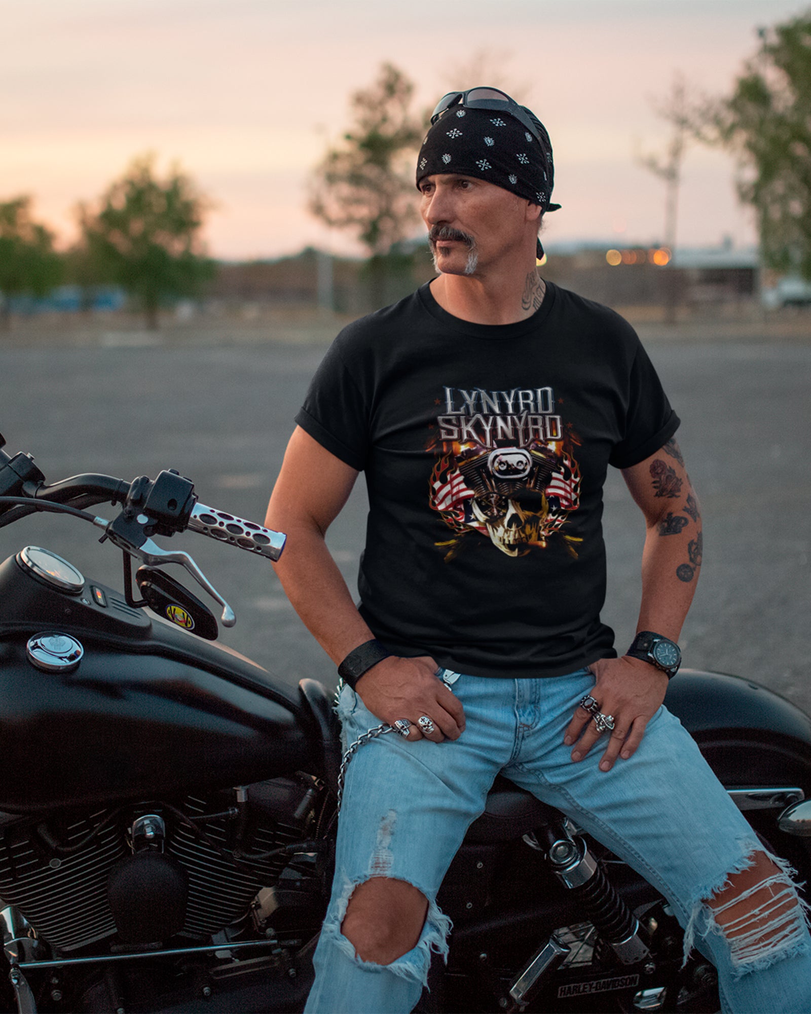 Camiseta Lynyrd Skynyrd Motor Southern Rock