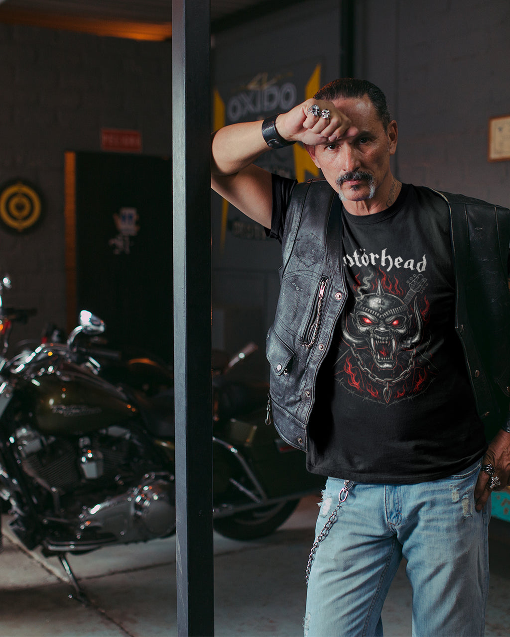 Camiseta Preta Motörhead Dog Metal