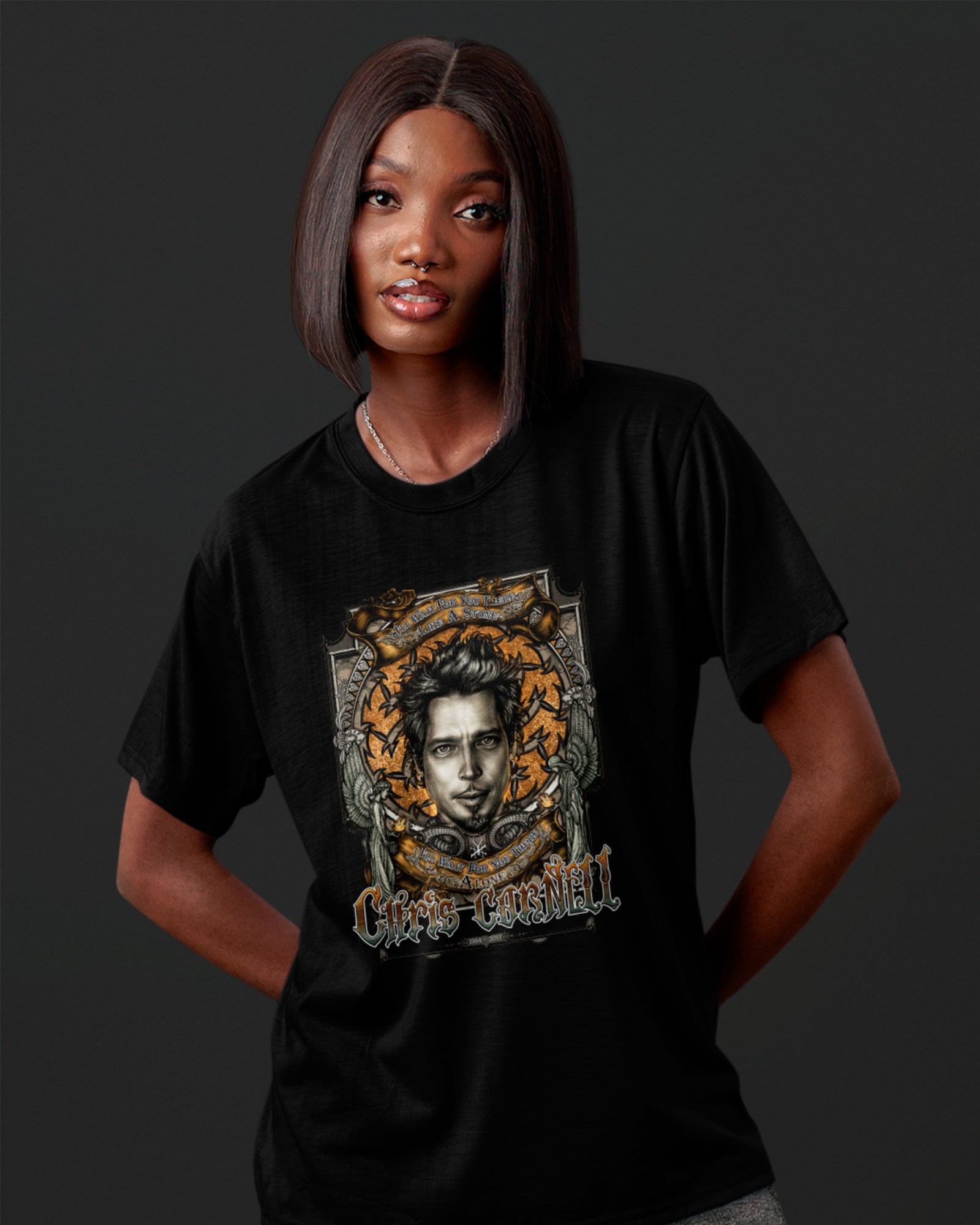 Camiseta Chris Cornell Grunge Rock
