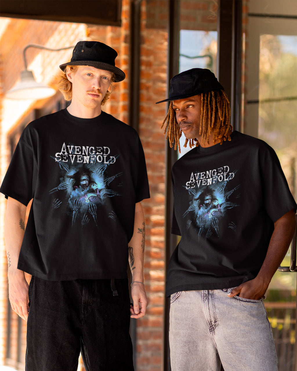 Camiseta Preta Avenged Sevenfold Hands