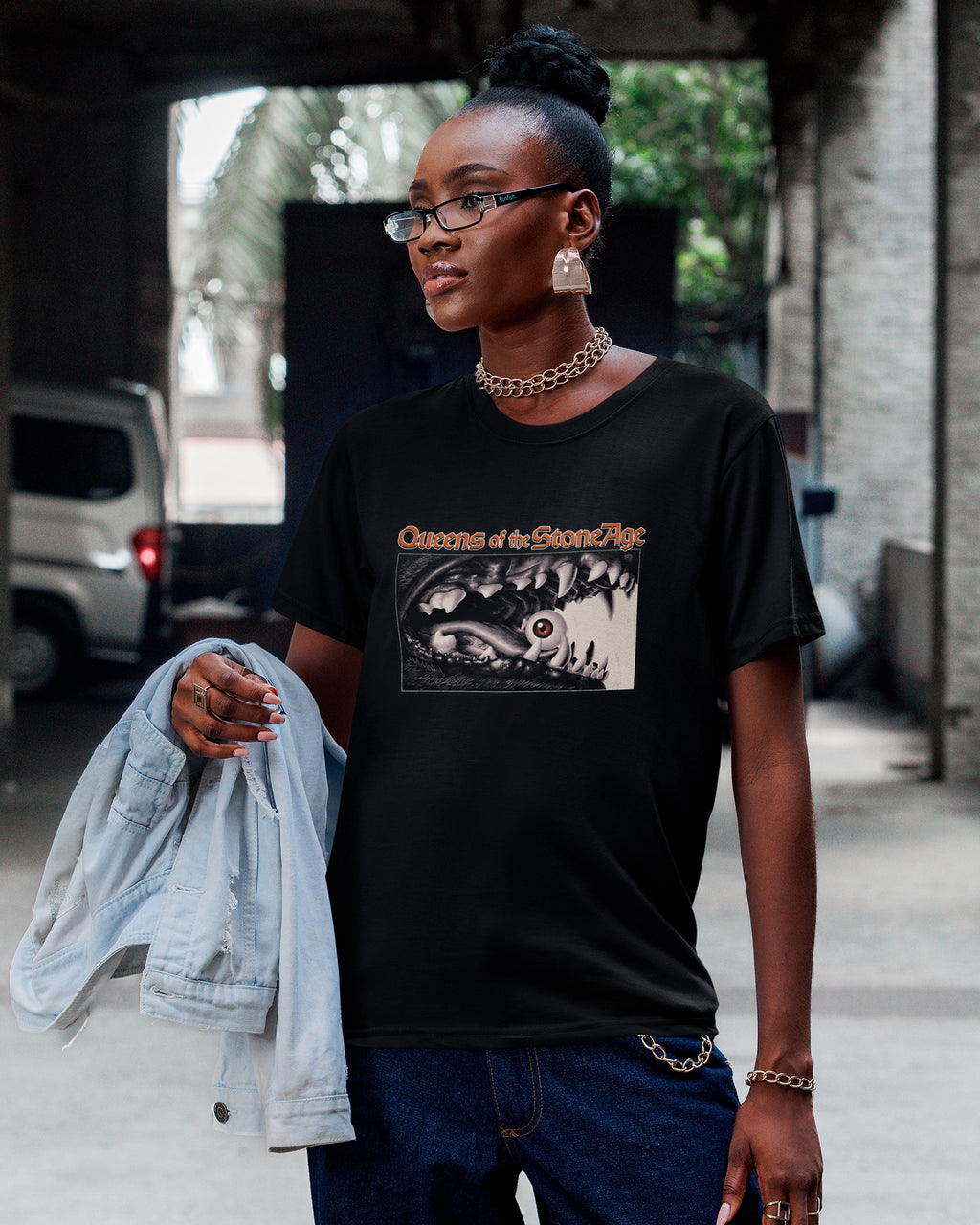 Camiseta Alternativa Queens of The Stone Age Olho