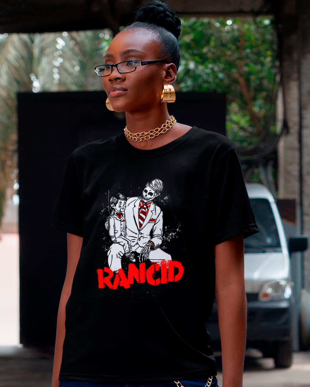 Camiseta Banda Rancid Ventríloco Oficial