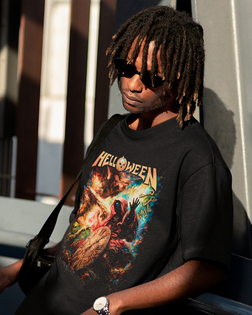 Camiseta Helloween Mago Power Metal