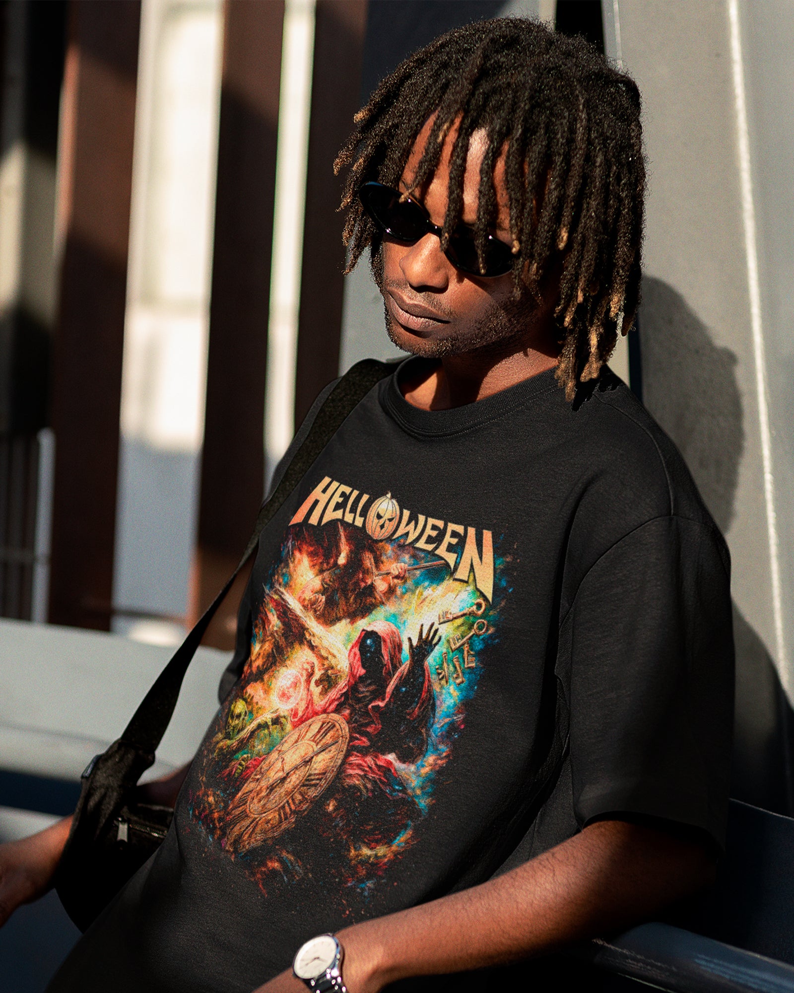 Camiseta Helloween Mago Power Metal