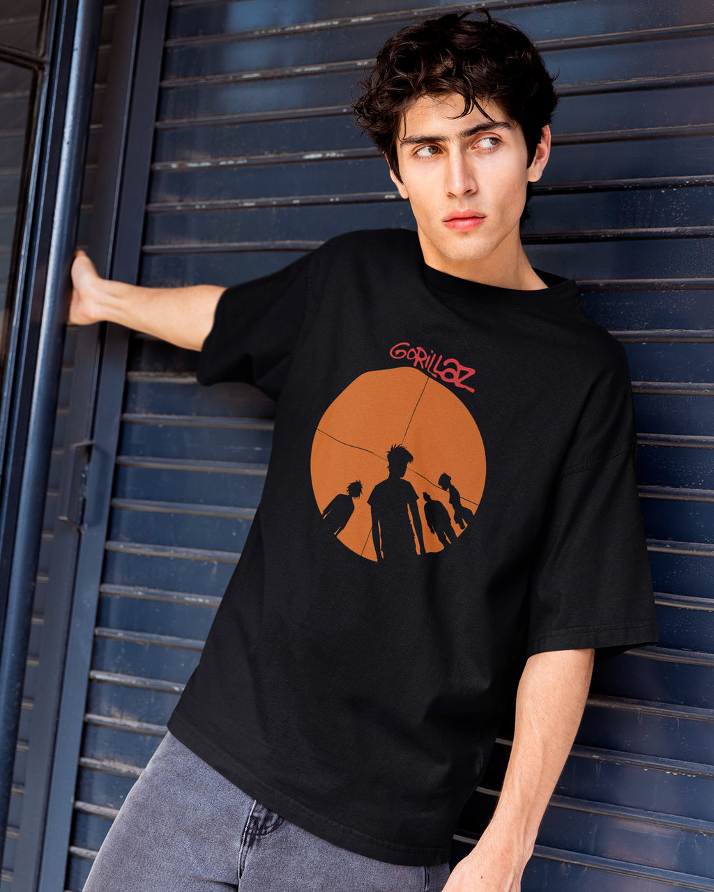 Camiseta Alternativa Gorillaz Siluetas