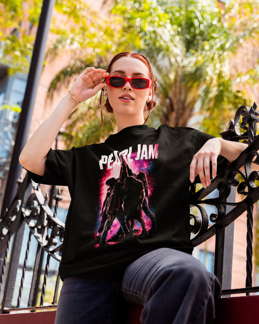 Camiseta Pearl Jam Together Rock Alternativo