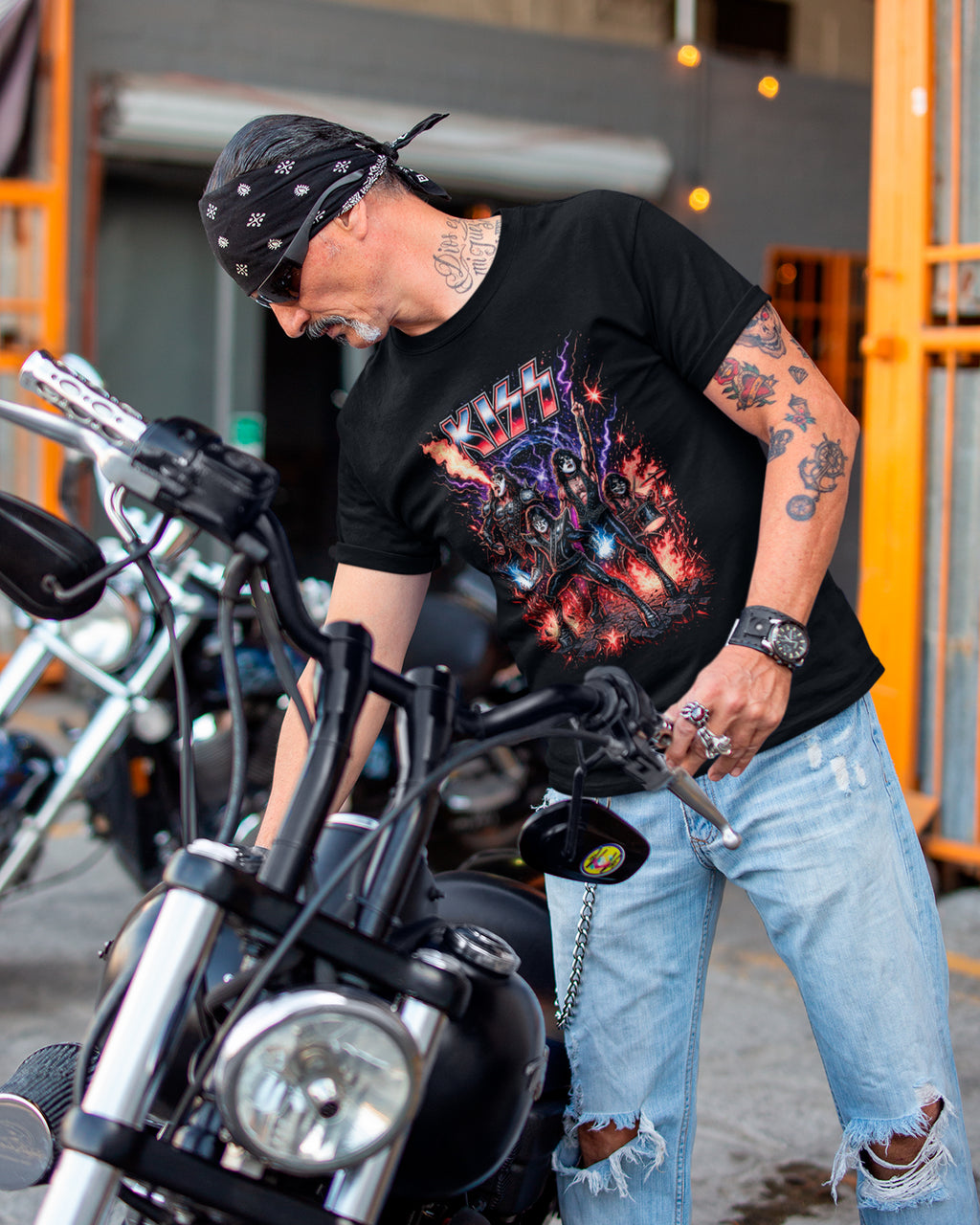 Camiseta Banda Kiss Power Up