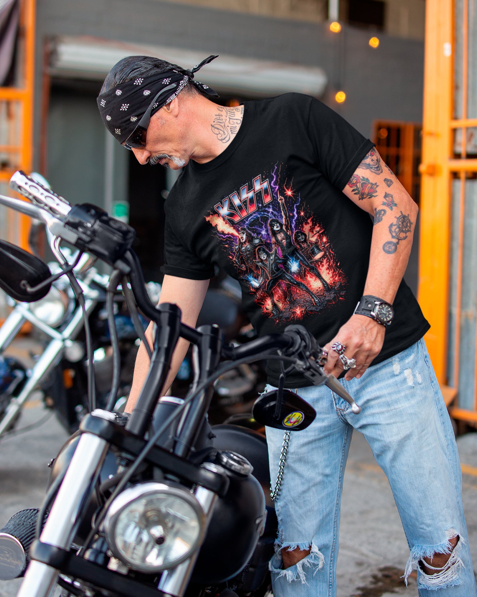 Camiseta Banda Kiss Power Up