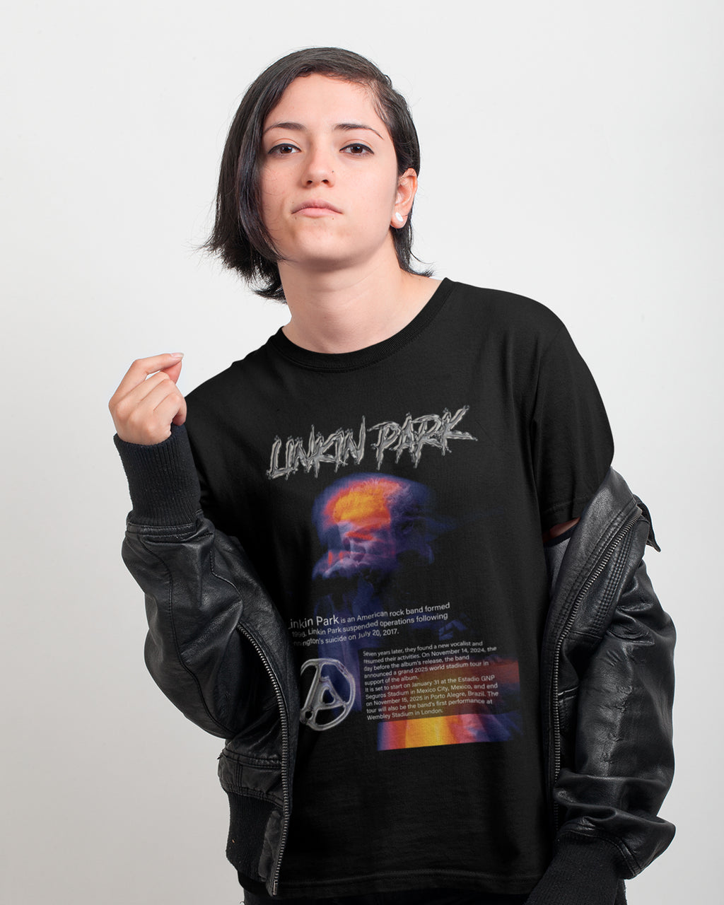 Camiseta Rock Linkin Park 2025 Estampa