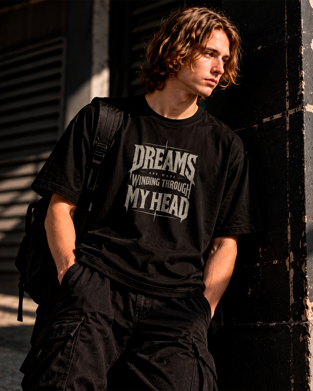 Camiseta Preta Dreams Inside My Head
