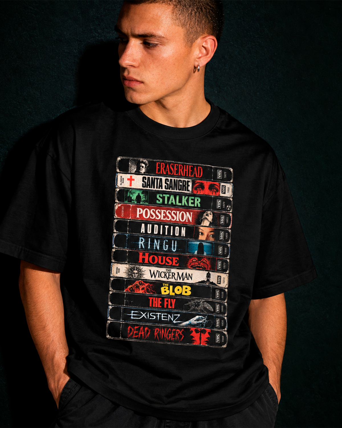 Camiseta Preta Rewind the Horror