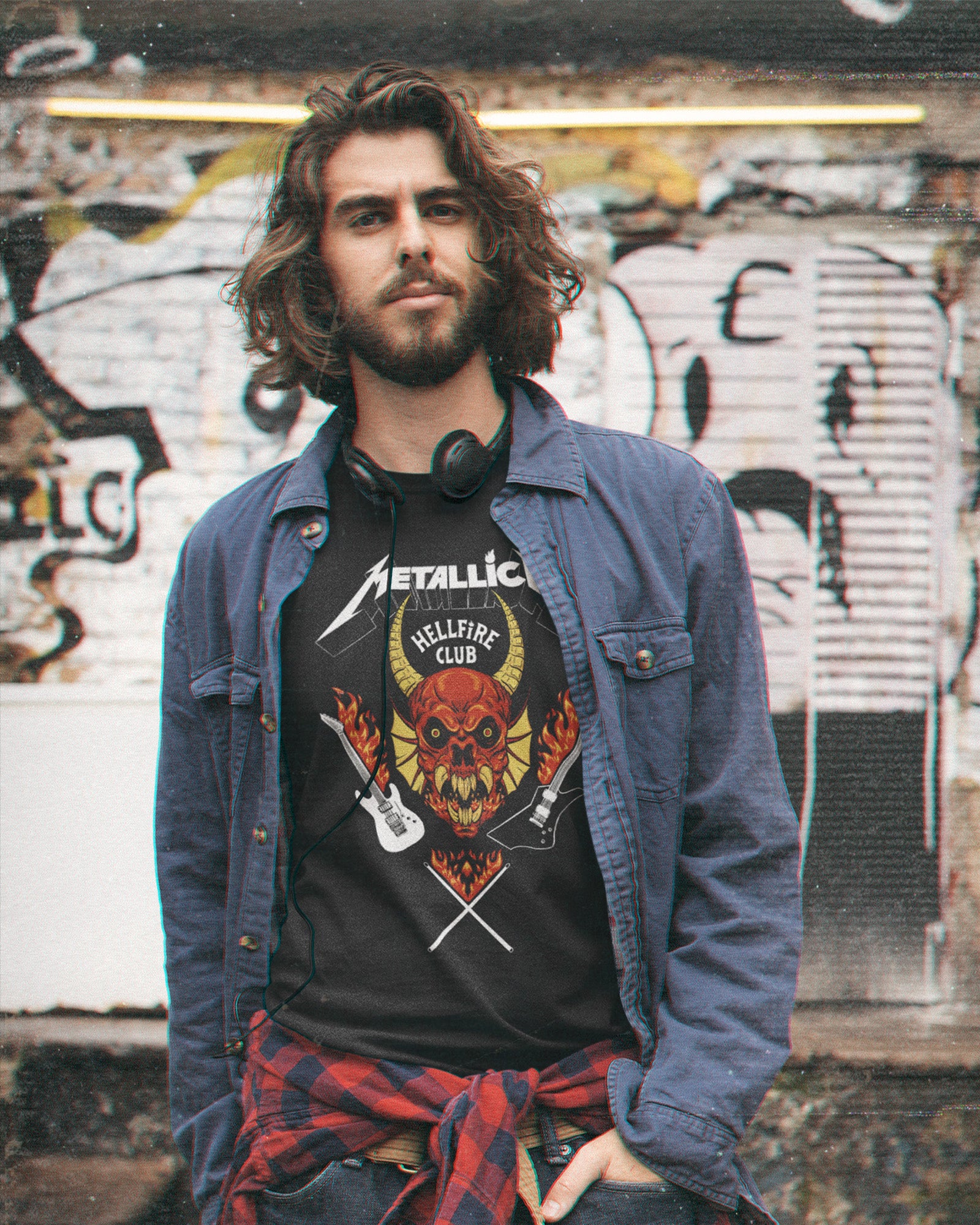 Camiseta Metallica Hellfire Club