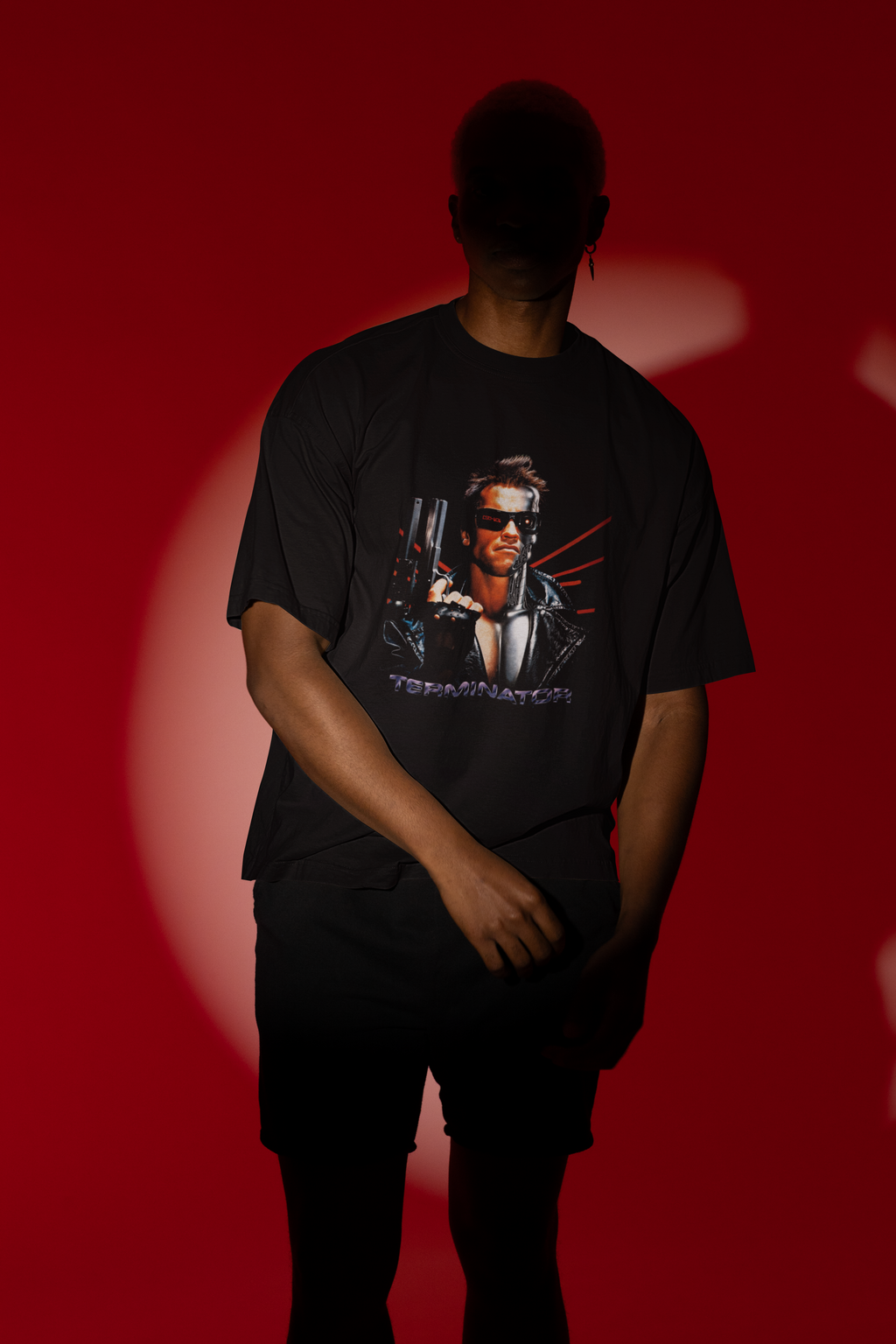 Camiseta The Terminator Preta Design Clássico Visual Icônico