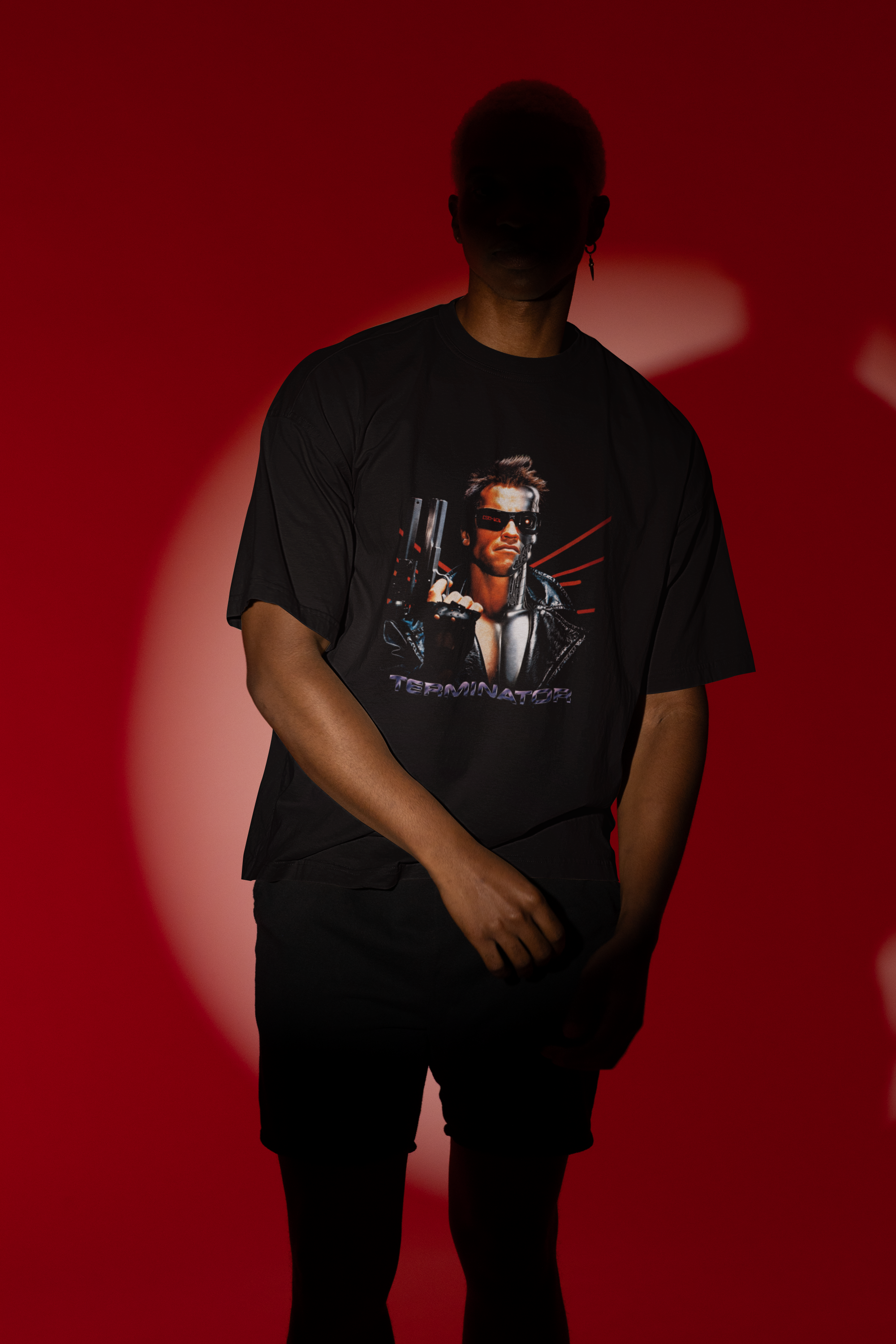 Camiseta The Terminator Preta Design Clássico Visual Icônico