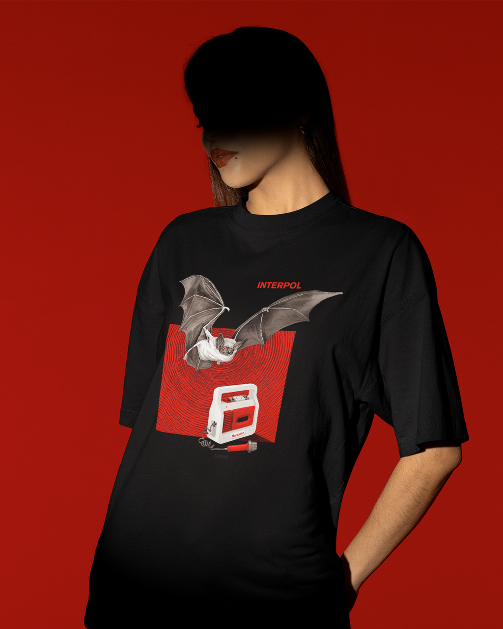 Camiseta Preta Interpol Red Echoes