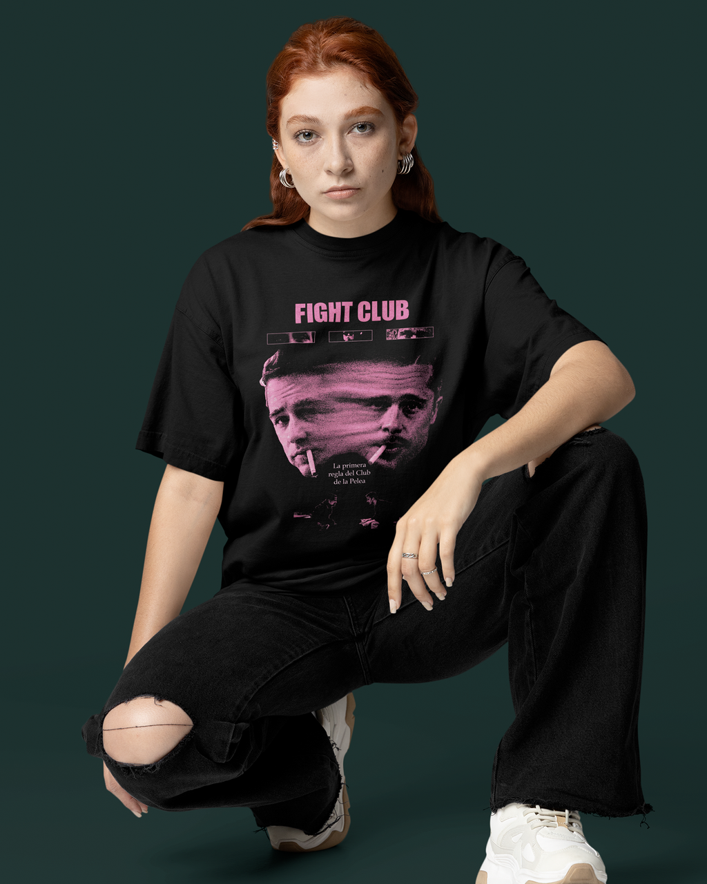 Camiseta Preta Clube da Luta 1999 Filme Cult Atemporal Unissex