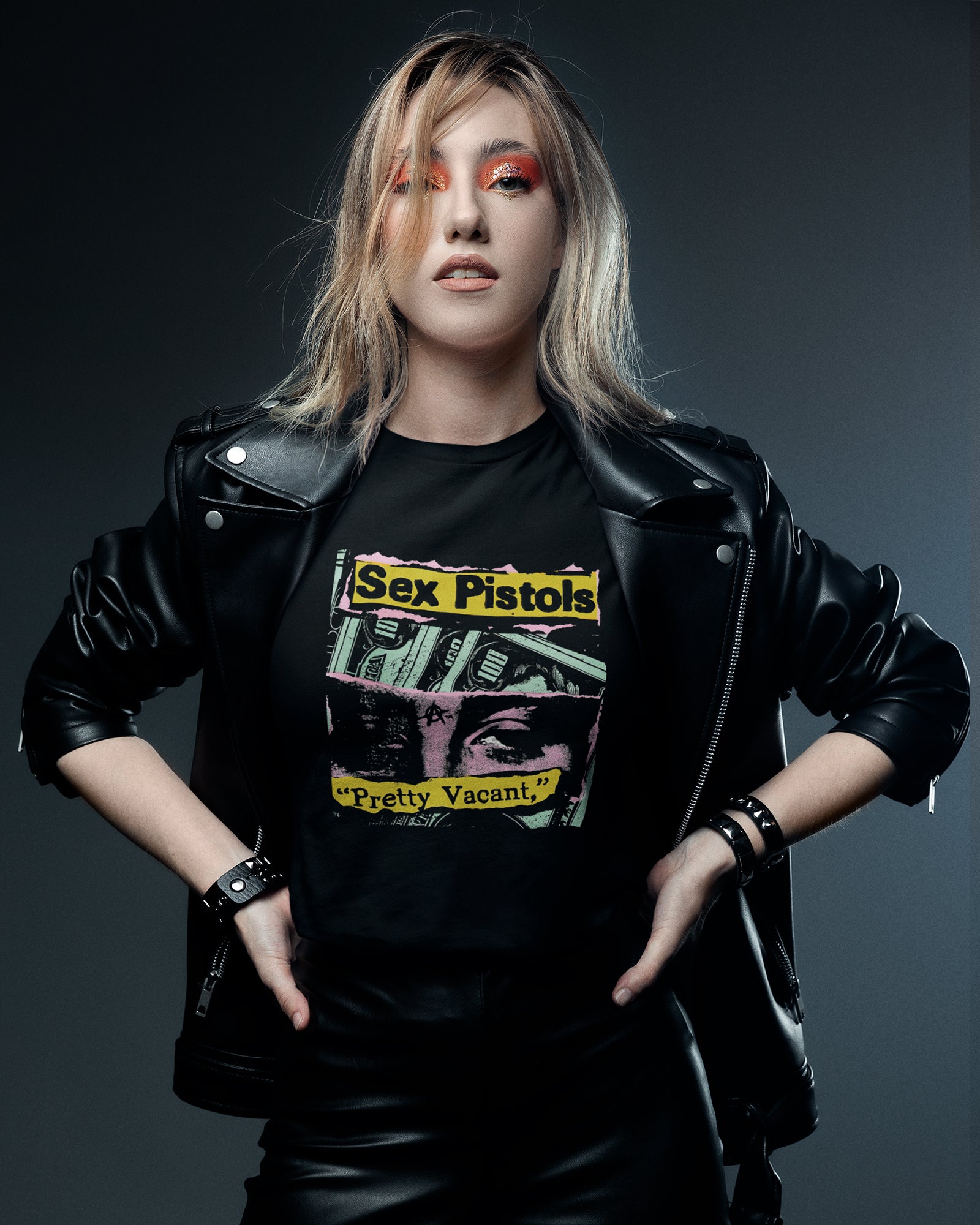 Camiseta Preta Sex Pistols Pretty Vacant Punk Rock