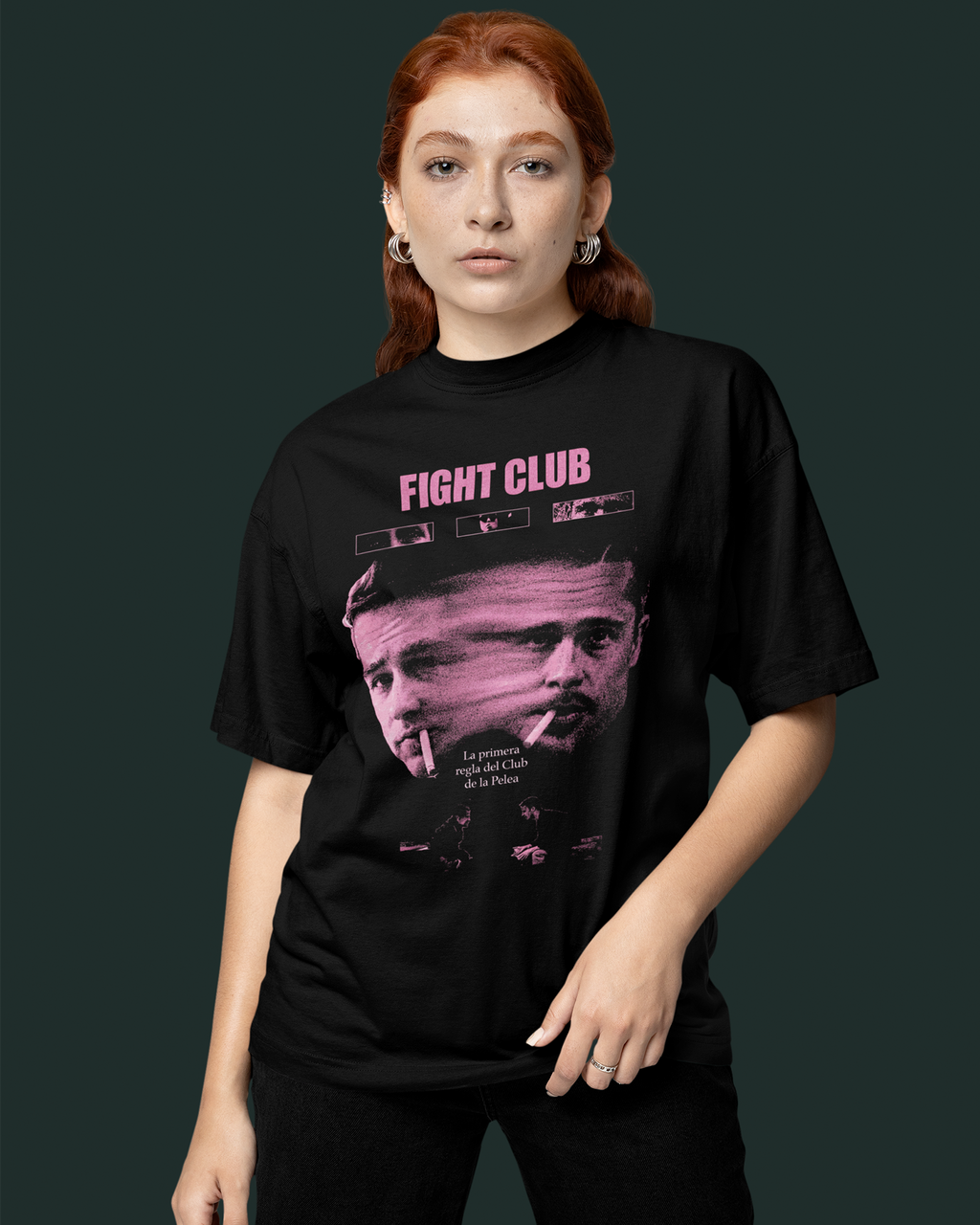 Camiseta Preta Clube da Luta 1999 Filme Cult Atemporal Unissex
