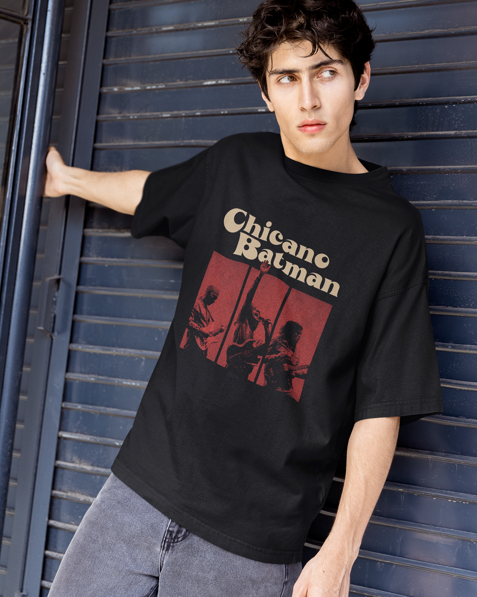 Camiseta Chicano Batman Groove Latino Retrô Unissex