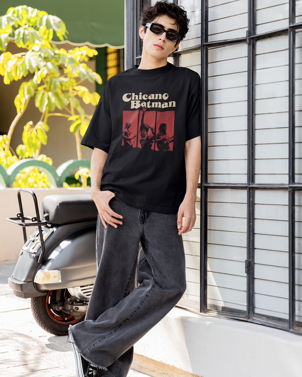 Camiseta Chicano Batman Groove Latino Retrô Unissex