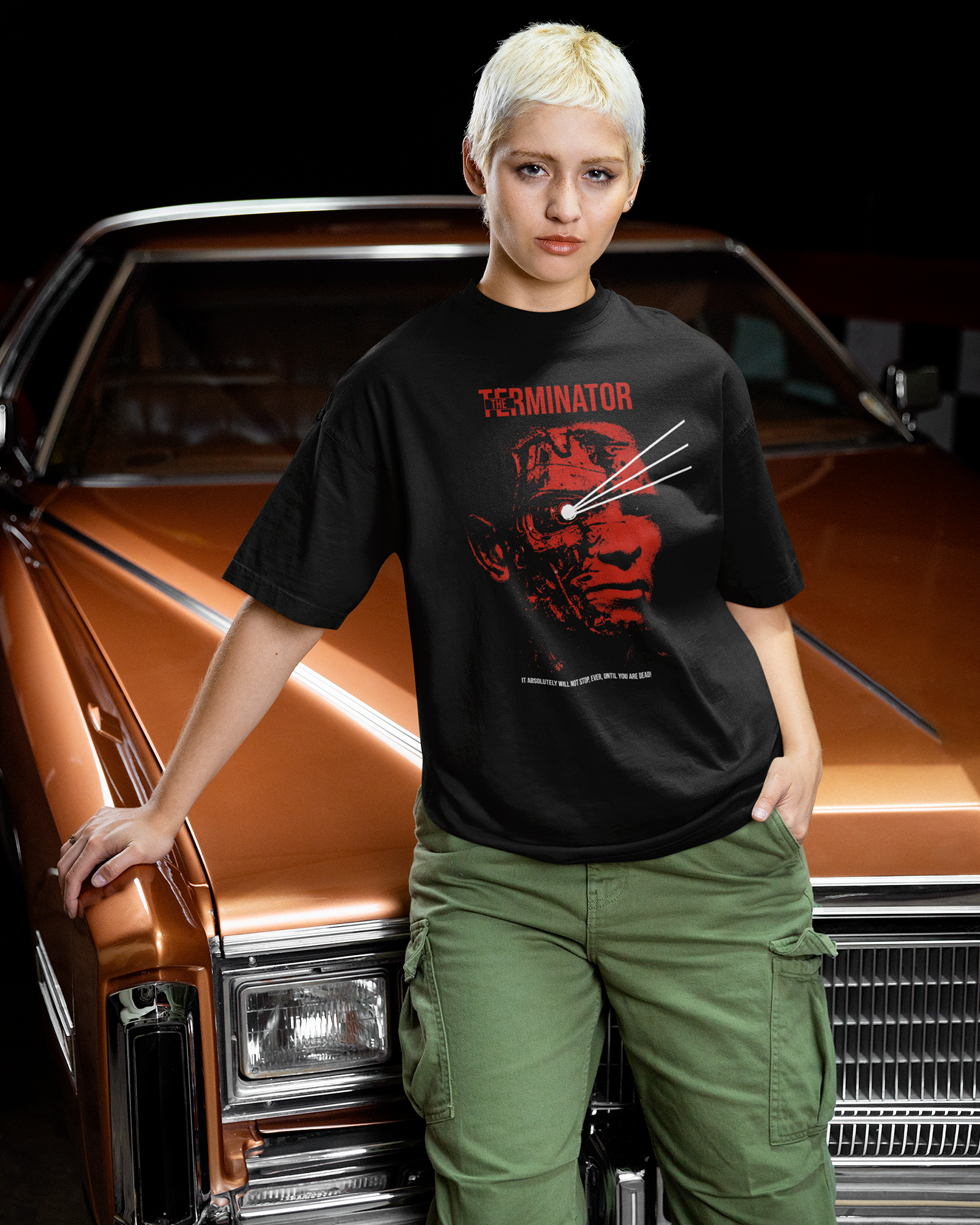 Camiseta Preta O Exterminador do Futuro Unissex