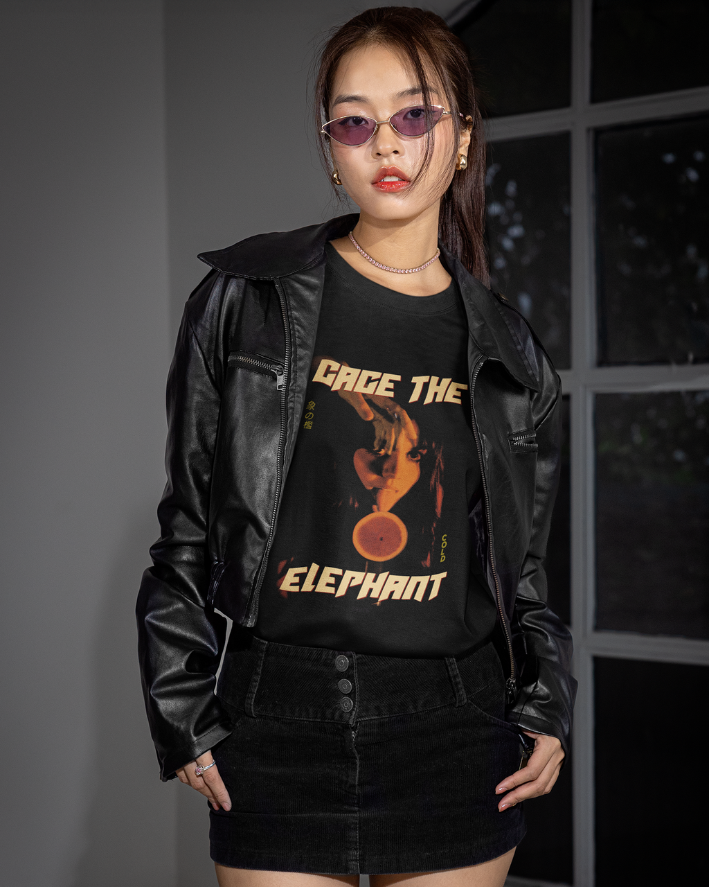 Camiseta Cage The Elephant Psicodelia Tropical Noturna Unissex