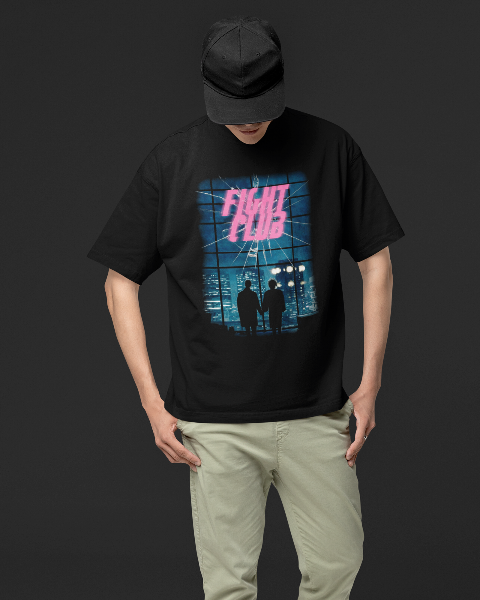 Camiseta Preta Clube da Luta Explosão Final Cena Icônica do Filme Unissex