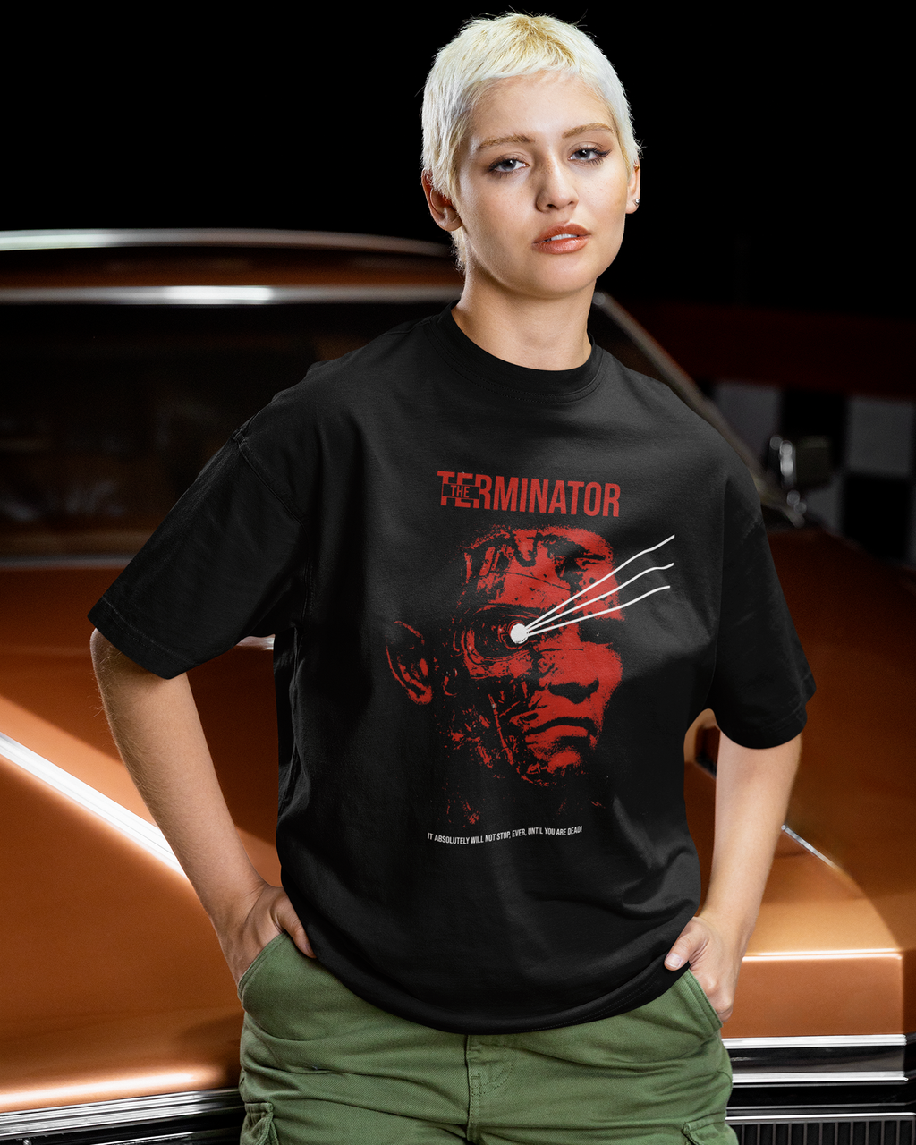 Camiseta Preta O Exterminador do Futuro Unissex