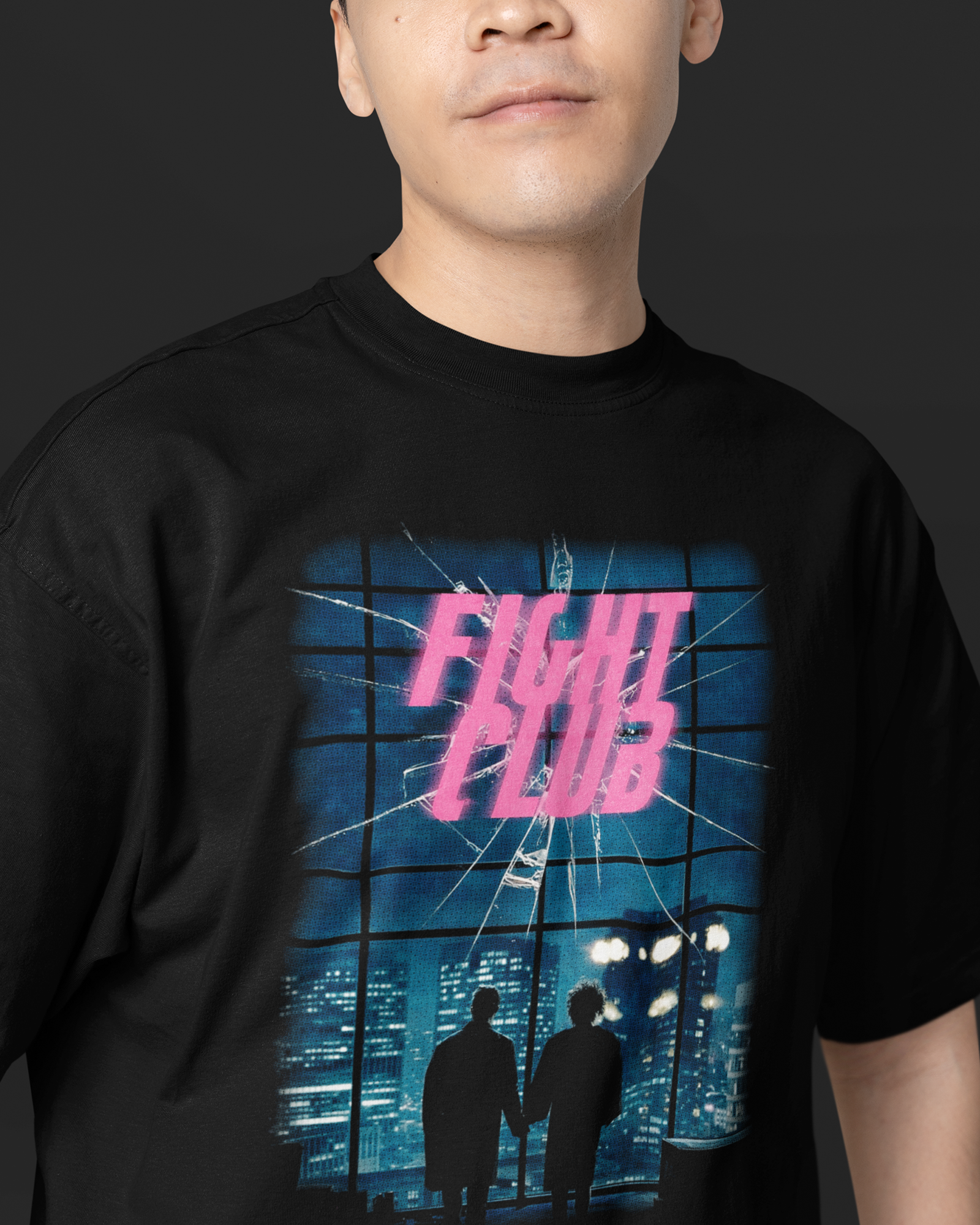 Camiseta Preta Clube da Luta Explosão Final Cena Icônica do Filme Unissex