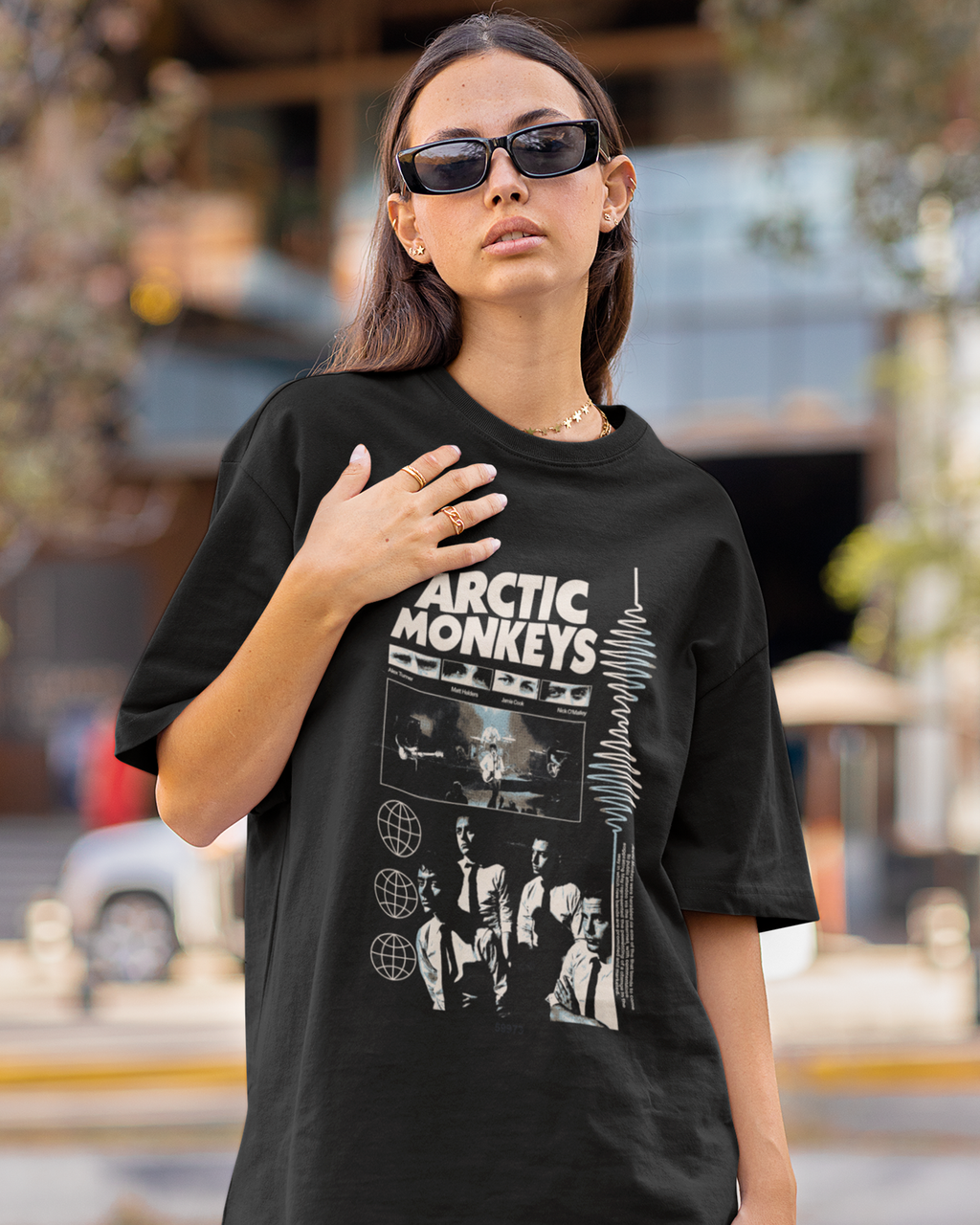 Camiseta Arctic Monkeys AM Vintage Indie Rock Unissex