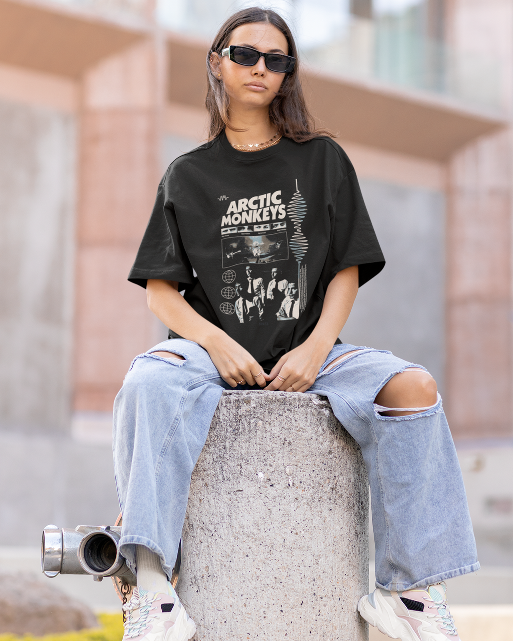 Camiseta Arctic Monkeys AM Vintage Indie Rock Unissex