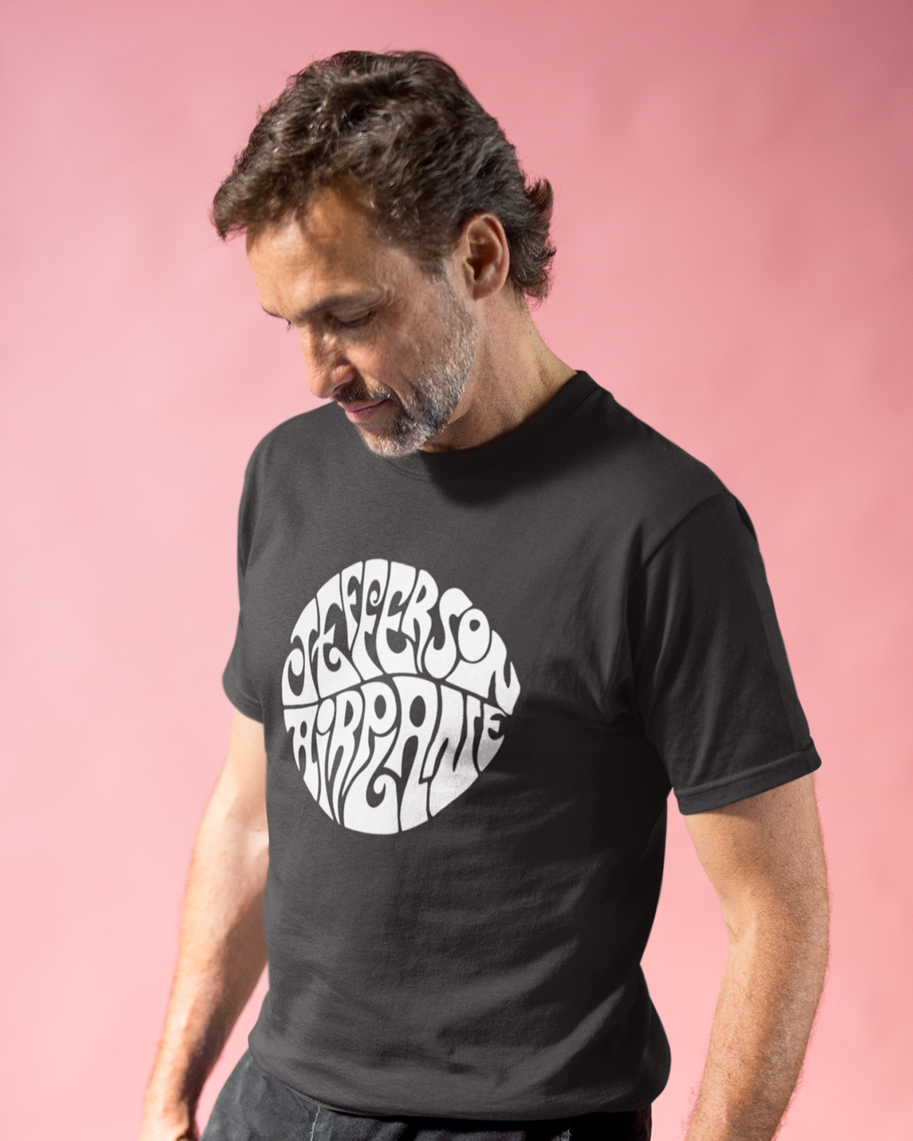 Camiseta Preta Jefferson Airplane Psicodélica White Rabbit Dreams