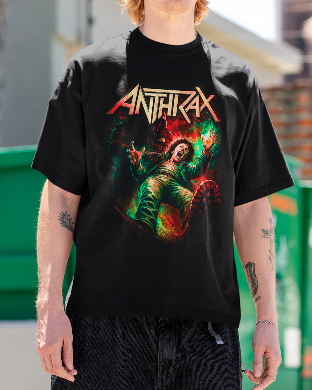 Camiseta Anthrax Man Thrash Metal
