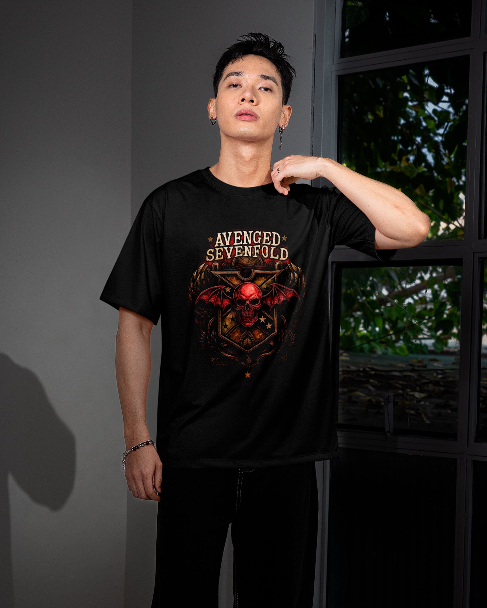 Camiseta Alternativa Avenged Sevenfold Skull