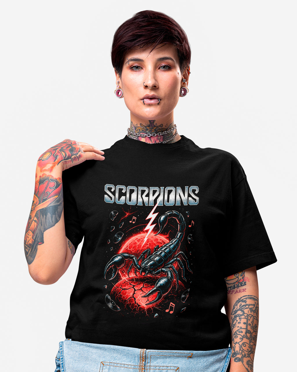 Camiseta Alternativa Scorpions Disco