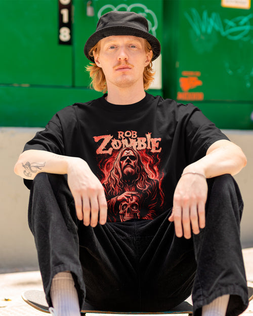 Camiseta Alternativa Rob Zombie Skull