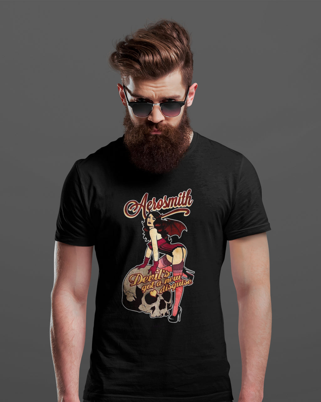 Camiseta Clássica Aerosmith Devils