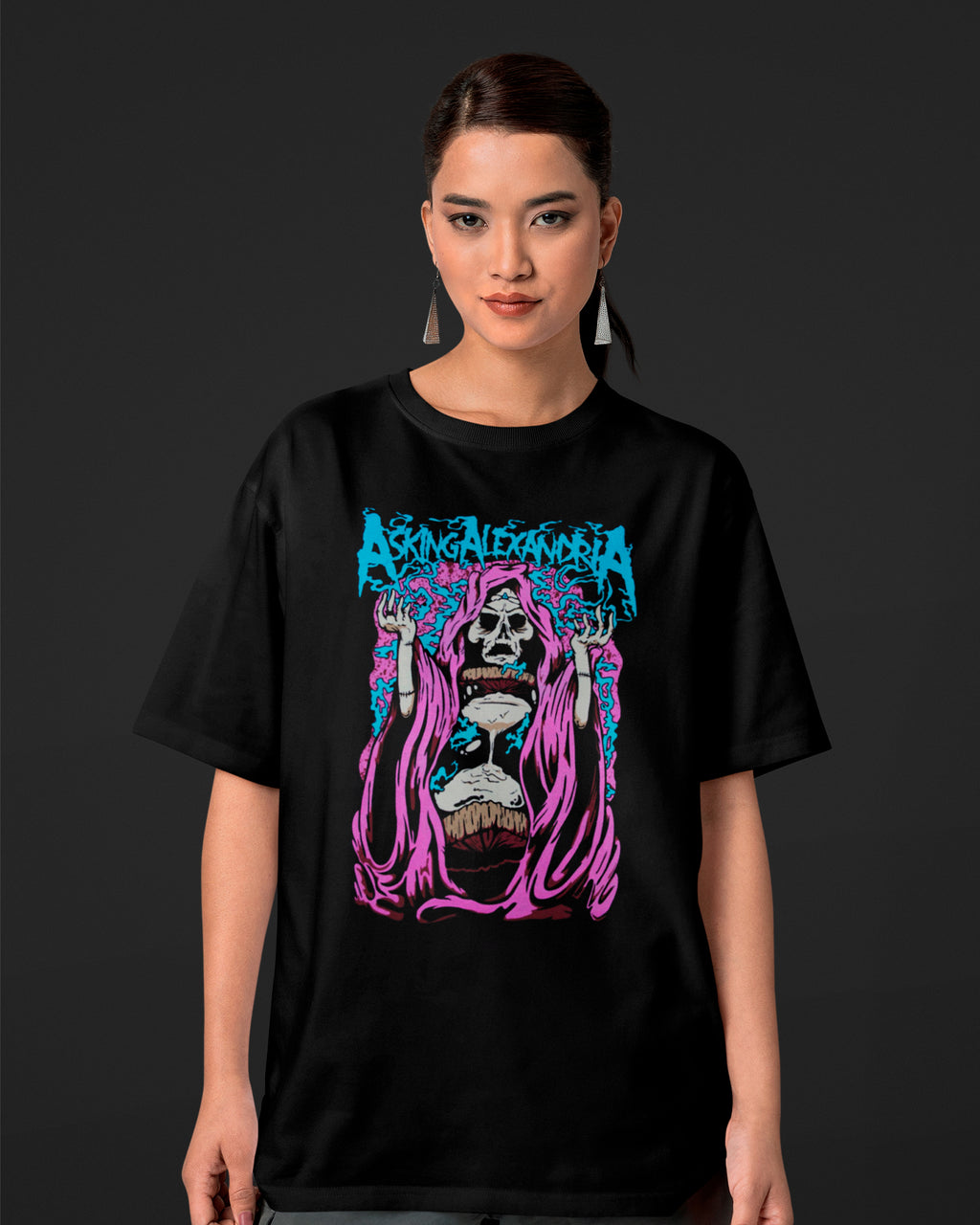 Camiseta Asking Alexandria Time Metalcore