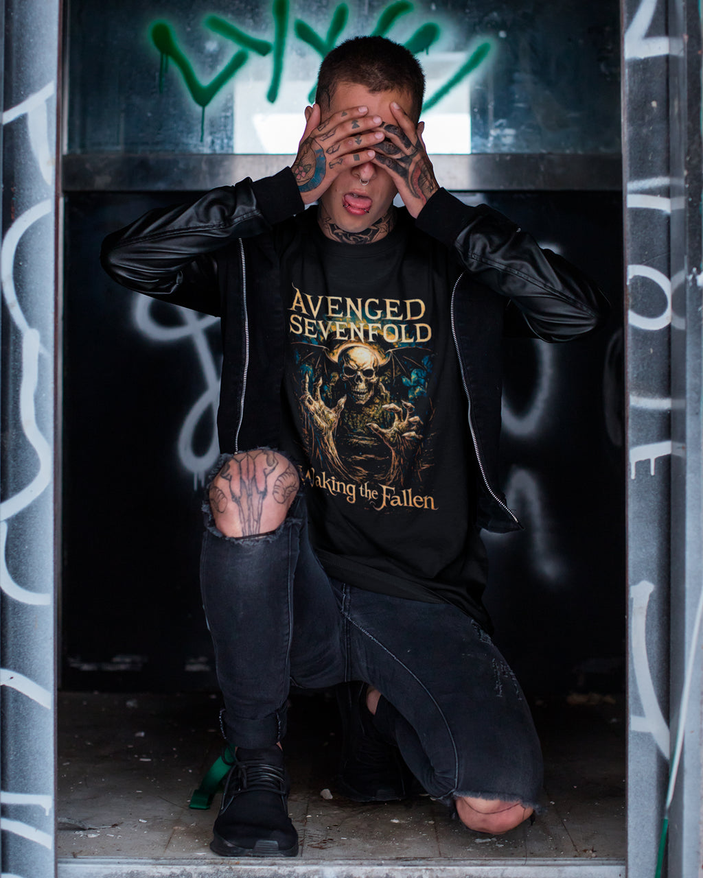 Camiseta Rock Avenged Sevenfold Waking the Fallen