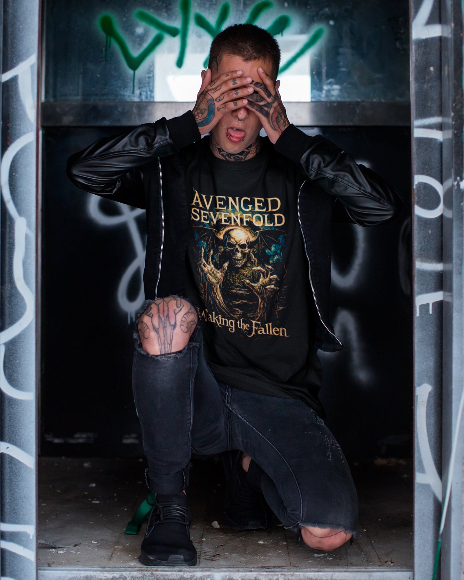 Camiseta Rock Avenged Sevenfold Waking the Fallen